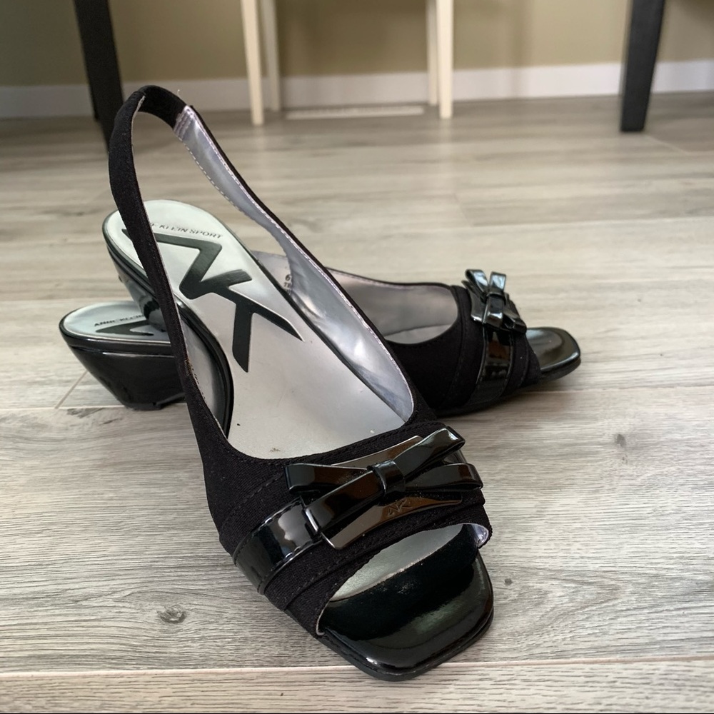 Anne Klein Sport Open Toe wedge sandals